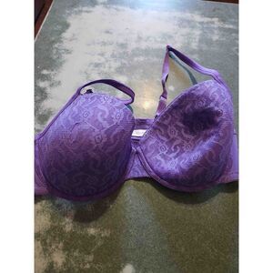 Cacique purple lace bra sz 42DD